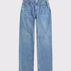 High Rise 90s Relaxed Jean w/ heart embroidery